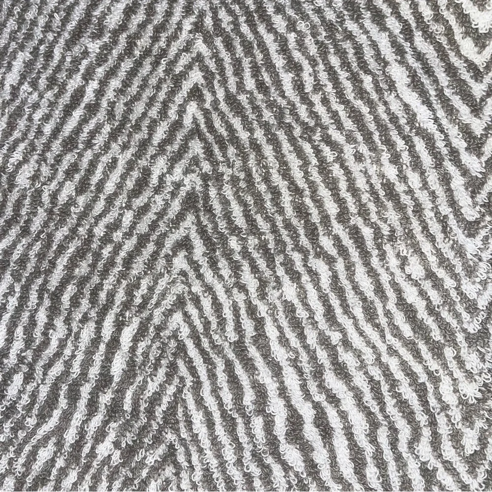 Lauren Ralph Lauren Pewter gray Herringbone Bath Towel NWT